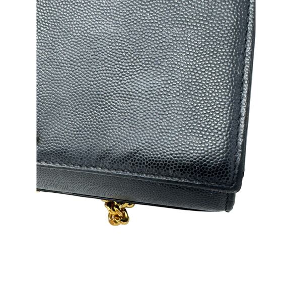 Saint Laurent YSL Kate Black Shoulder Bag Small Grain de Poudre Leather - Picture 2 of 12